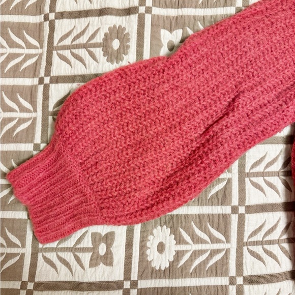 Sezane Basile Pop Pink Cardigan - Picture 5 of 5